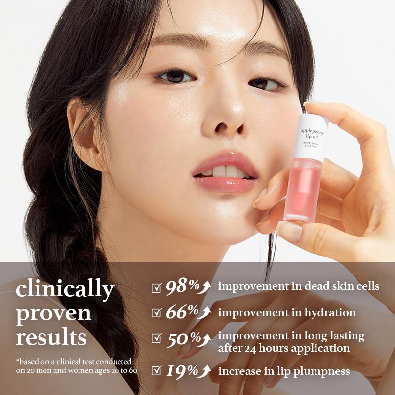 Korean Apple Lip Tint Stain Trio - Hydrating, Long lasting and Plumping