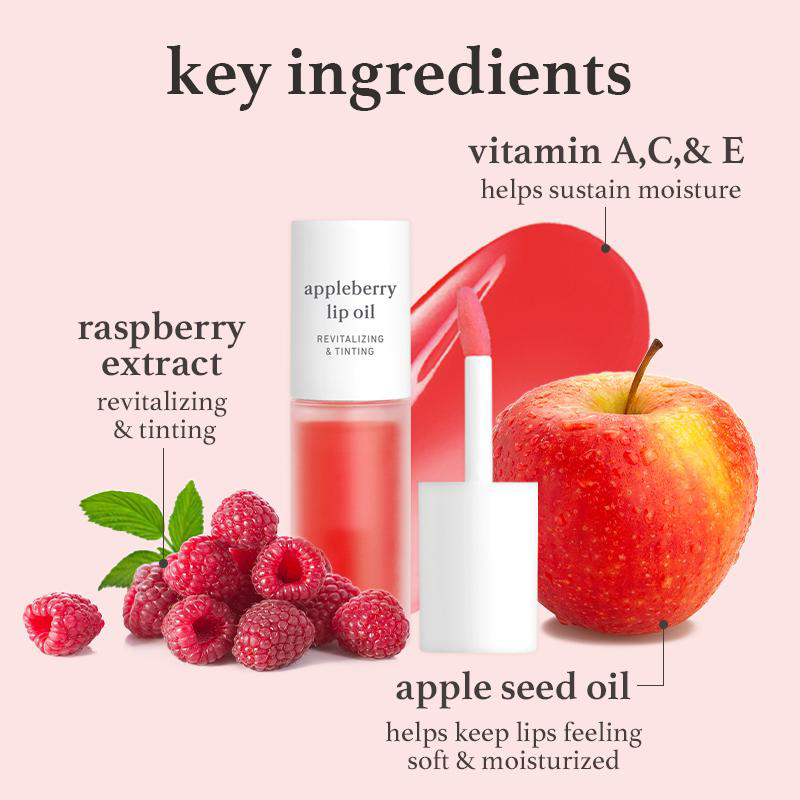 Korean Apple Lip Tint Stain Trio - Hydrating, Long lasting and Plumping