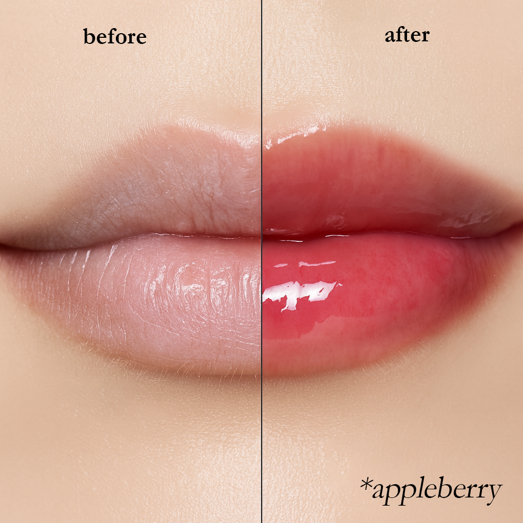 Korean Apple Lip Tint Stain Trio - Hydrating, Long lasting and Plumping